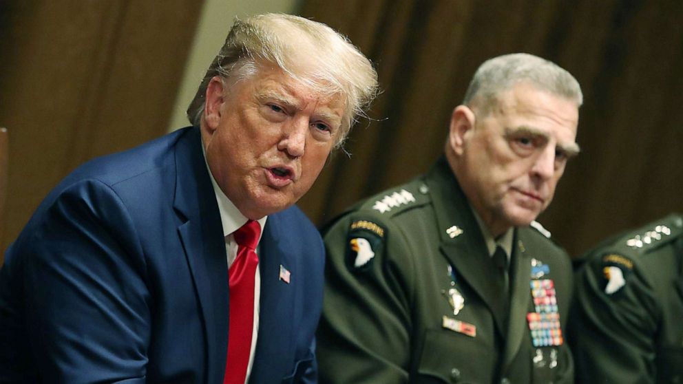 Top general responds to reports he feared Trump would use military