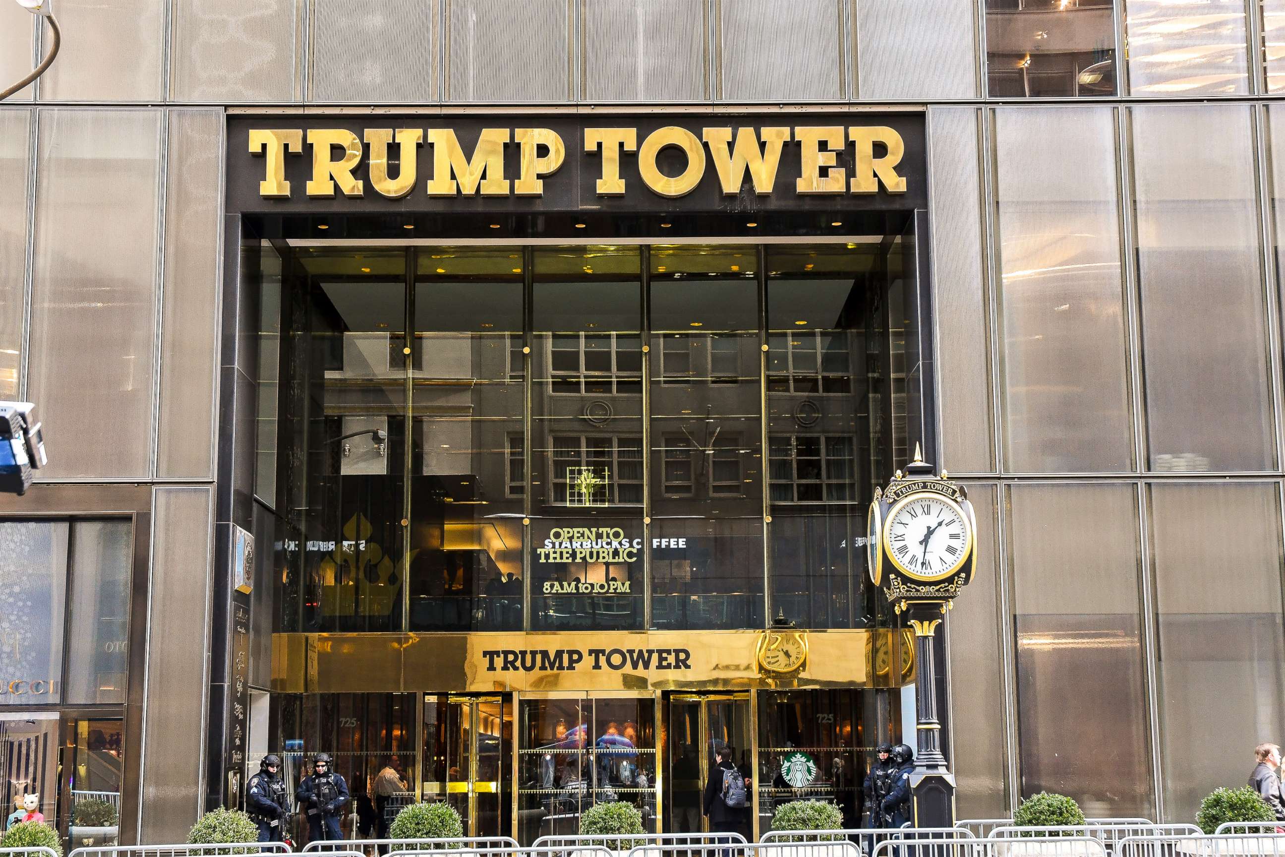 PHOTO: The exterior view of Trump Tower in New York is pictured, Jan. 10, 2017.