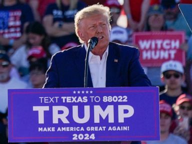 Trump lashes out at 2024 rivals, possible indictment at campaign rally