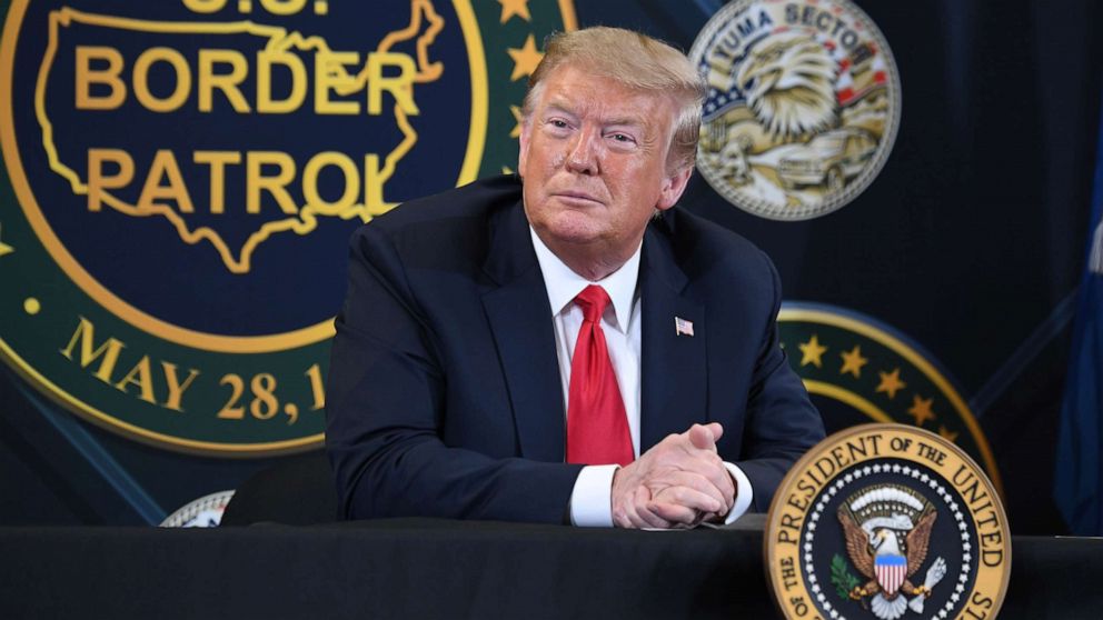 Trump touts border wall in visit to Texas - ABC News