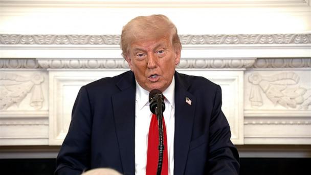 President Donald Trump discussed multiple topics his administration has tackled thus far at the White House Faith Office summit with business leaders.