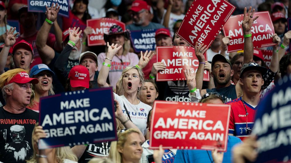 As Trump sends mixed messages ...