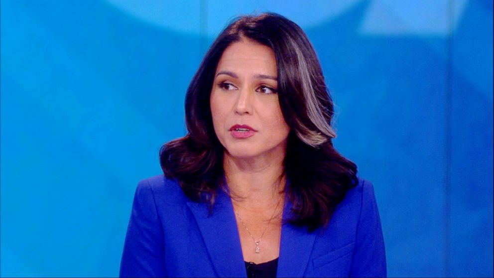 PHOTO: Tulsi Gabbard appeared on The View, July 22, 2019.