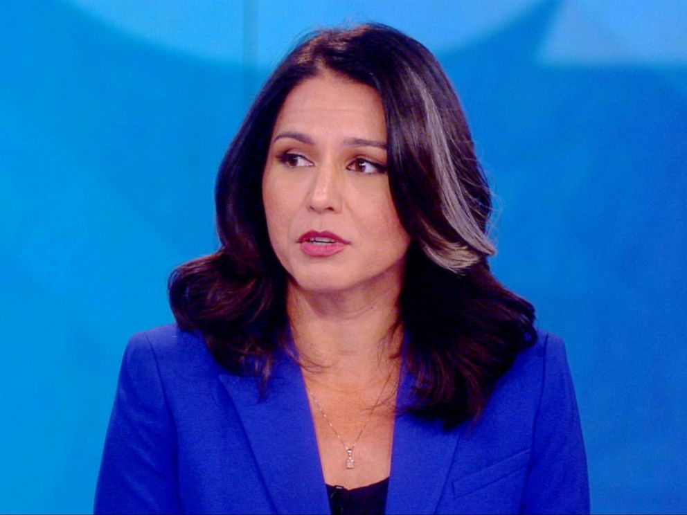 PHOTO: Tulsi Gabbard appeared on The View, July 22, 2019.