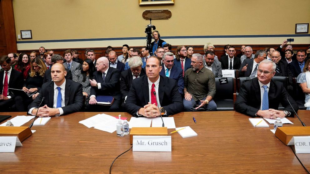 Investigate these claims': UFO transparency at center of House hearing -  ABC News