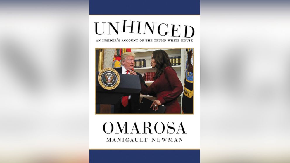 Book cover for Omarosa Manigault Newman's "Unhinged: An Insider's Account of the Trump White House."