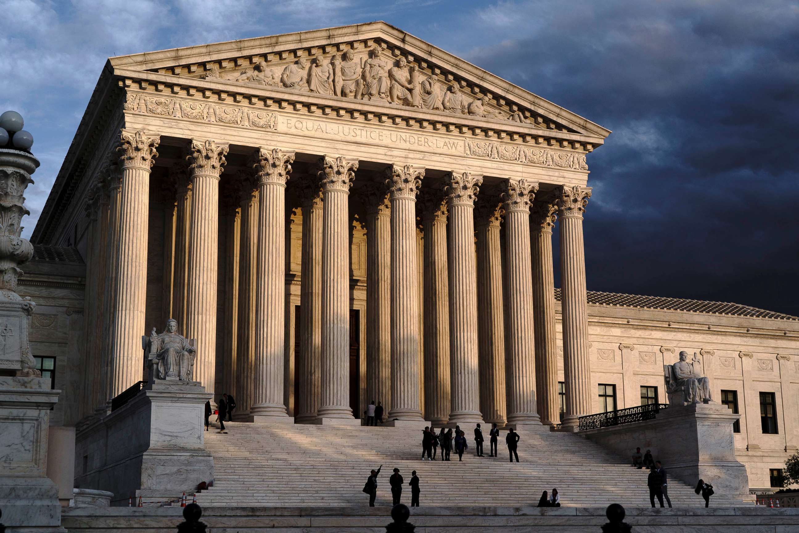 PHOTO: The Supreme Court is seen at dusk in Washington, Oct. 22, 2021.