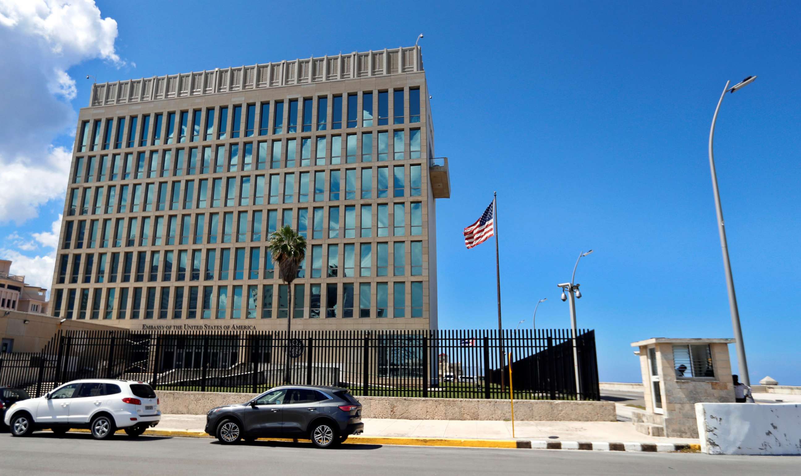 PHOTO: The United States embassy is shown in Havana, Cuba, Oct. 5, 2021.