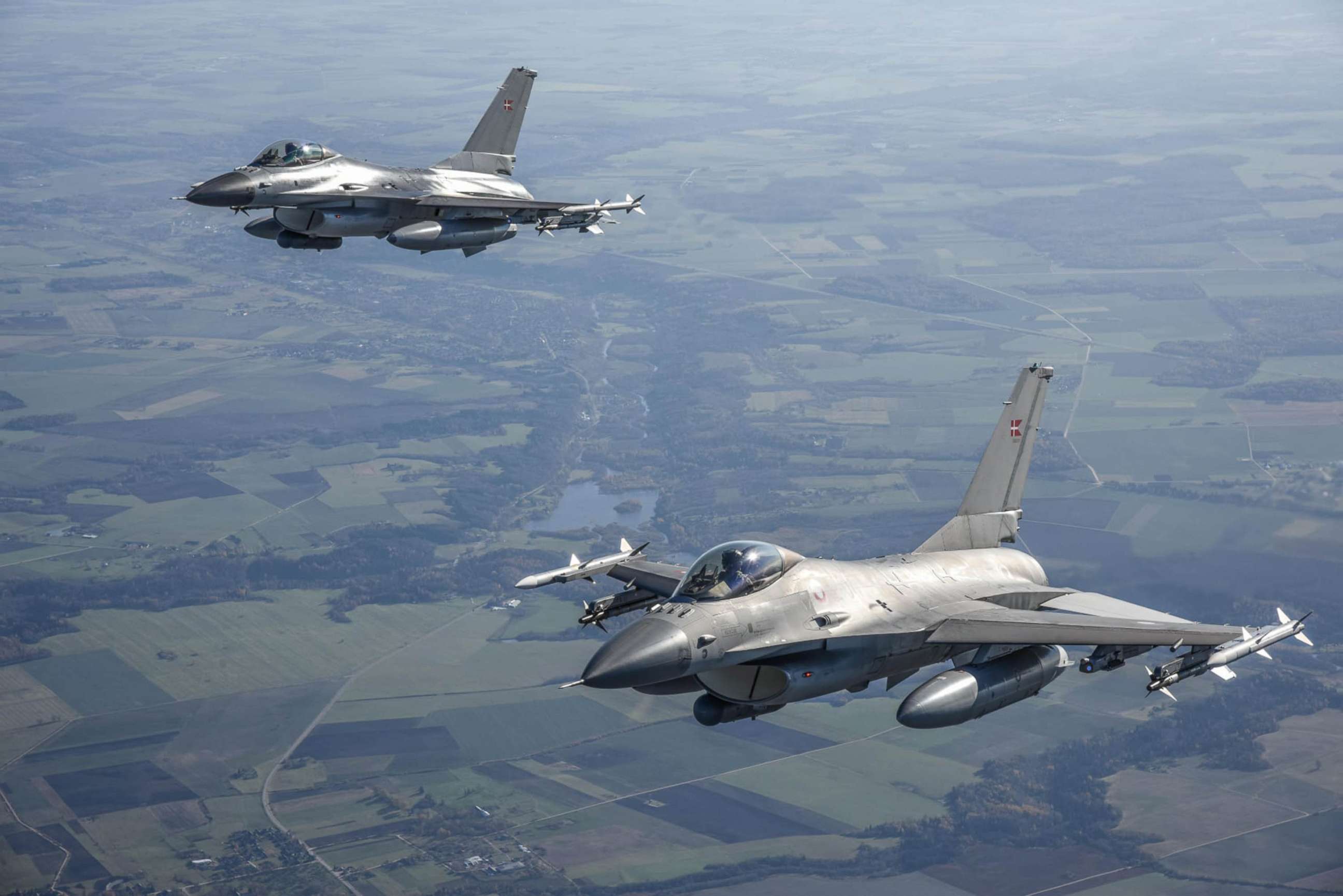 PHOTO: F-15 fighters of United States Air Force landed at Amari Air Base, Estonia, to bolster the NATO forces in eastern Europe, Jan 26, 2022.