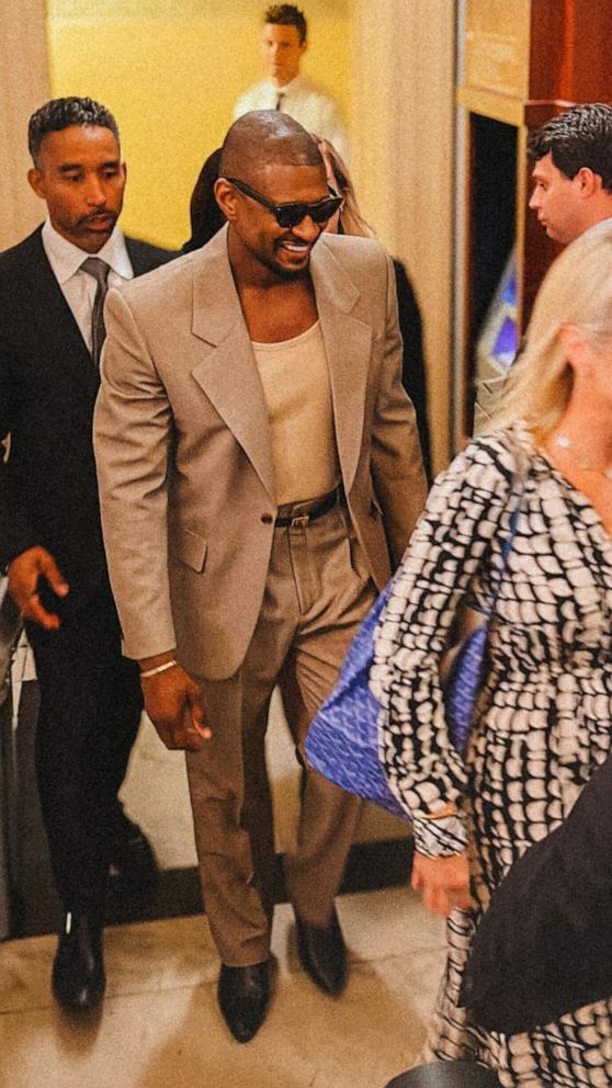 PHOTO: Usher departs the Capitol after meeting with lawmakers to raise awareness around type 1 diabetes, on June 12, 2024, in Washington, D.C.