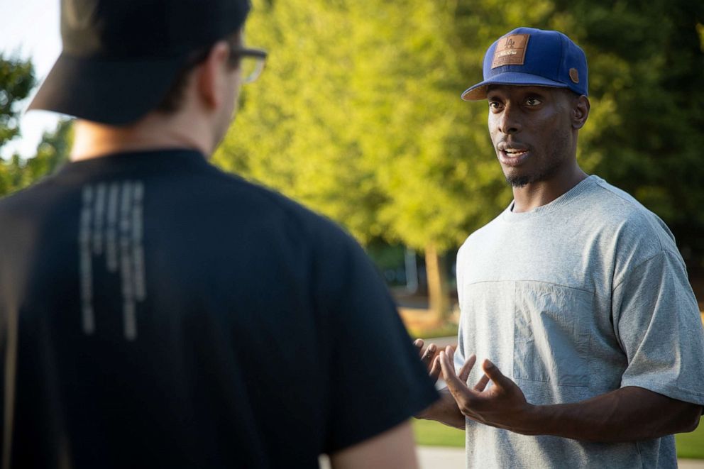 PHOTO: Chike Uzuegbunam is seeking nominal damages from Georgia Gwinnett College for violation of his First Amendment rights after he was prevented from sharing his religious views in a "free-speech zone" on campus. 