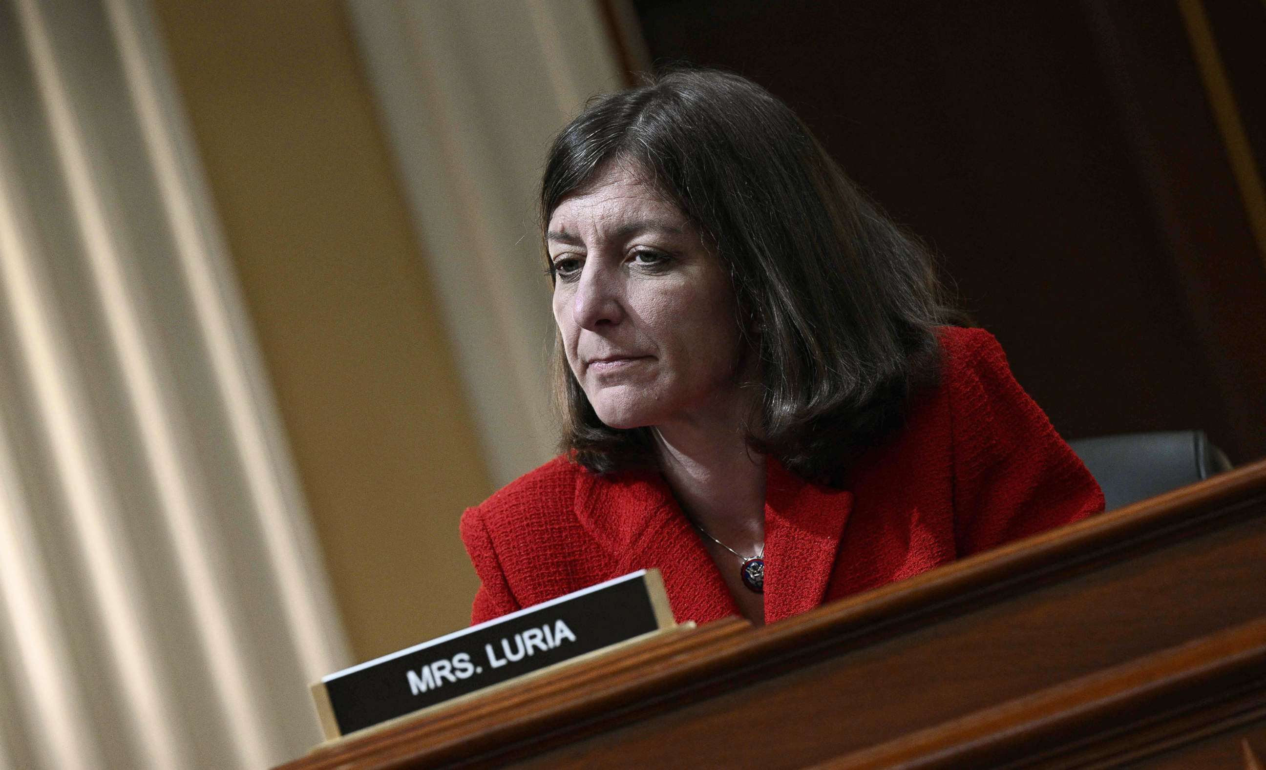 PHOTO: Rep. Elaine Luria listens during a House Select Committee hearing in Washington, D.C., June 9, 2022.