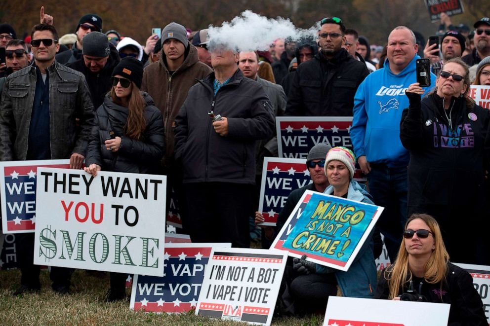 Trump signals flexibility on plans to ban flavored vaping products