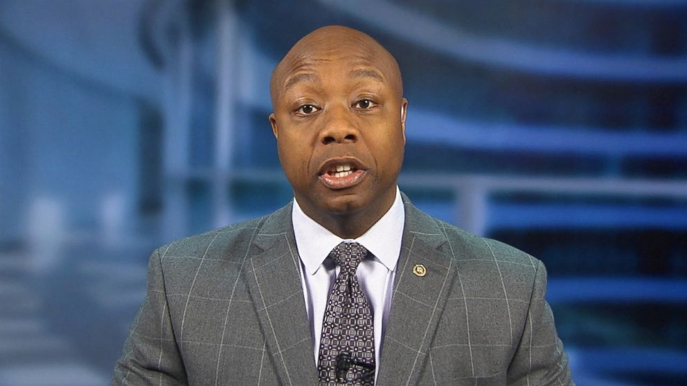 Senator Tim Scott as he appeared on The View, April, 12, 2018.