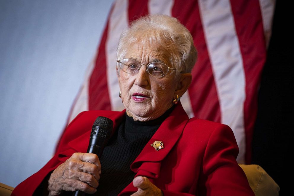 PHOTO: Rep. Virginia Foxx speaks during the America First Policy Institute's America First Agenda summit in Washington, D.C., July 25, 2022.