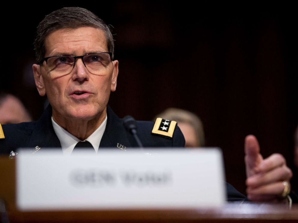 PHOTO: U.S. Central Command Commander Gen. Joseph Votel appears at a Senate Armed Services Committee hearing on Capitol Hill, Feb. 5, 2019.