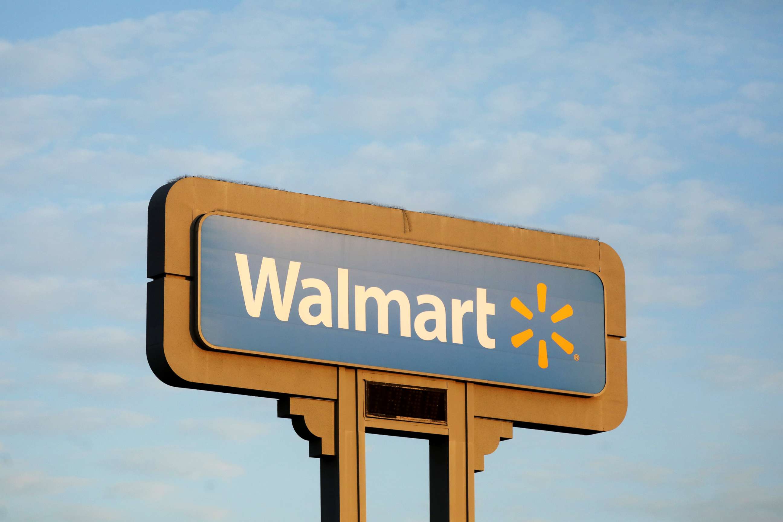 PHOTO: Signage outside a Walmart store in Duarte, Calif., Nov. 12, 2020.