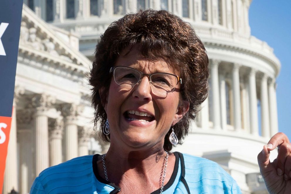 PHOTO: In this July 19, 2018, photo, Rep. Jackie Walorski, R-Ind., speaks on Capitol Hill in Washington. Walorski's office says that she was killed Wednesday, Aug. 3, 2022, in a car accident.