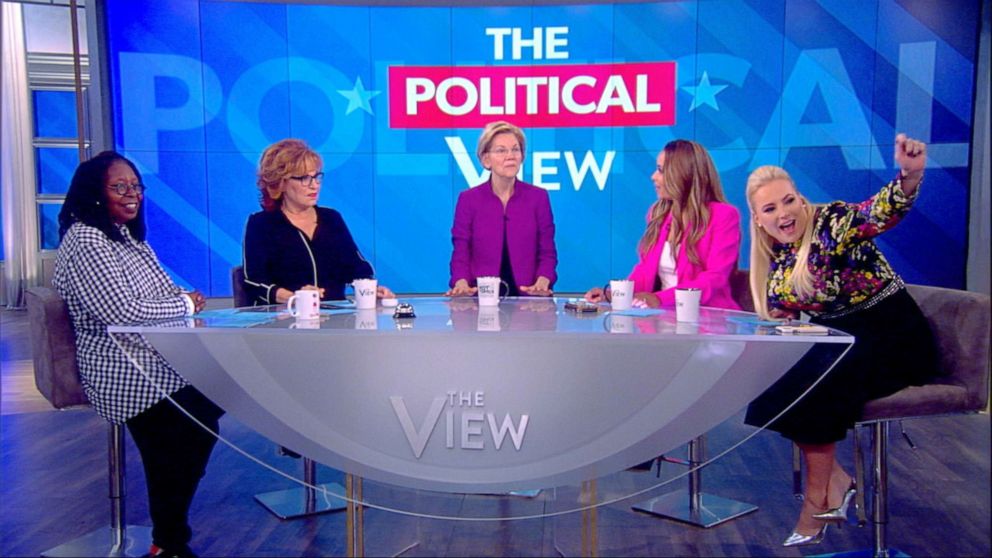 PHOTO: Democratic presidential candidate Elizabeth Warren on "The View," May 30, 2019.