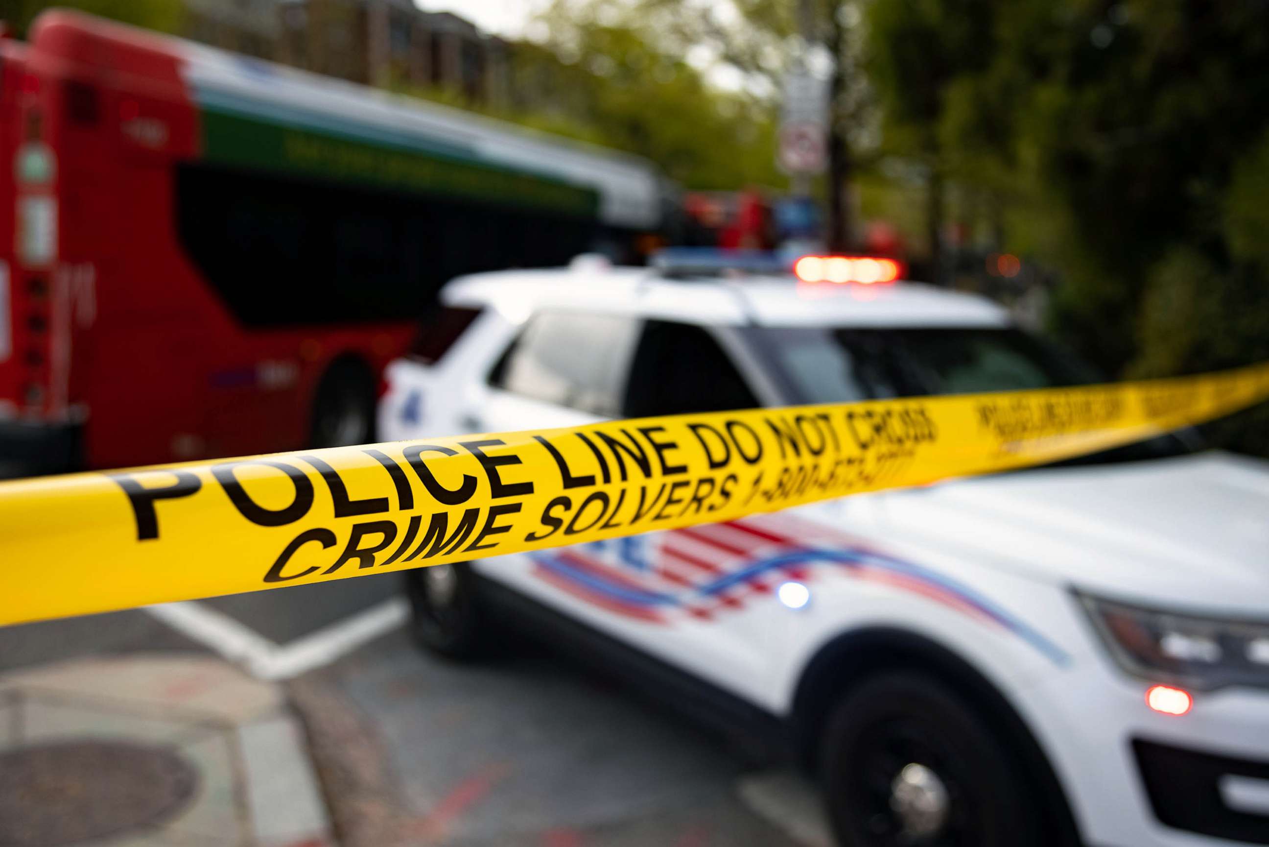 PHOTO: FILE - Local and Federal law enforcement respond to an alleged shooting in Washington, DC, April 22, 2022.