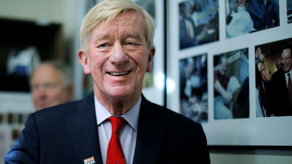 PHOTO: Republican 2020 presidential candidate and former Massachusetts Governor Bill Weld arrives to file his paperwork to put his name on the state's first-in-the-nation primary ballot in Concord, N.H., Nov. 13, 2019.  
