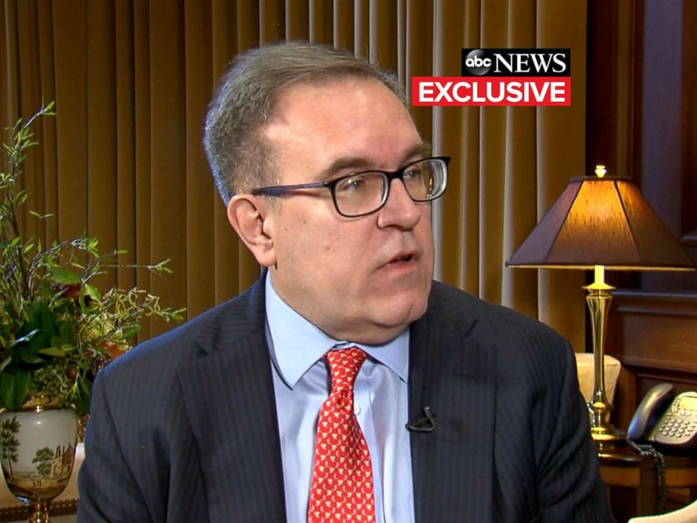 PHOTO: Andrew Wheeler speaks to ABC News in an exclusive interview, Feb. 13, 2019.