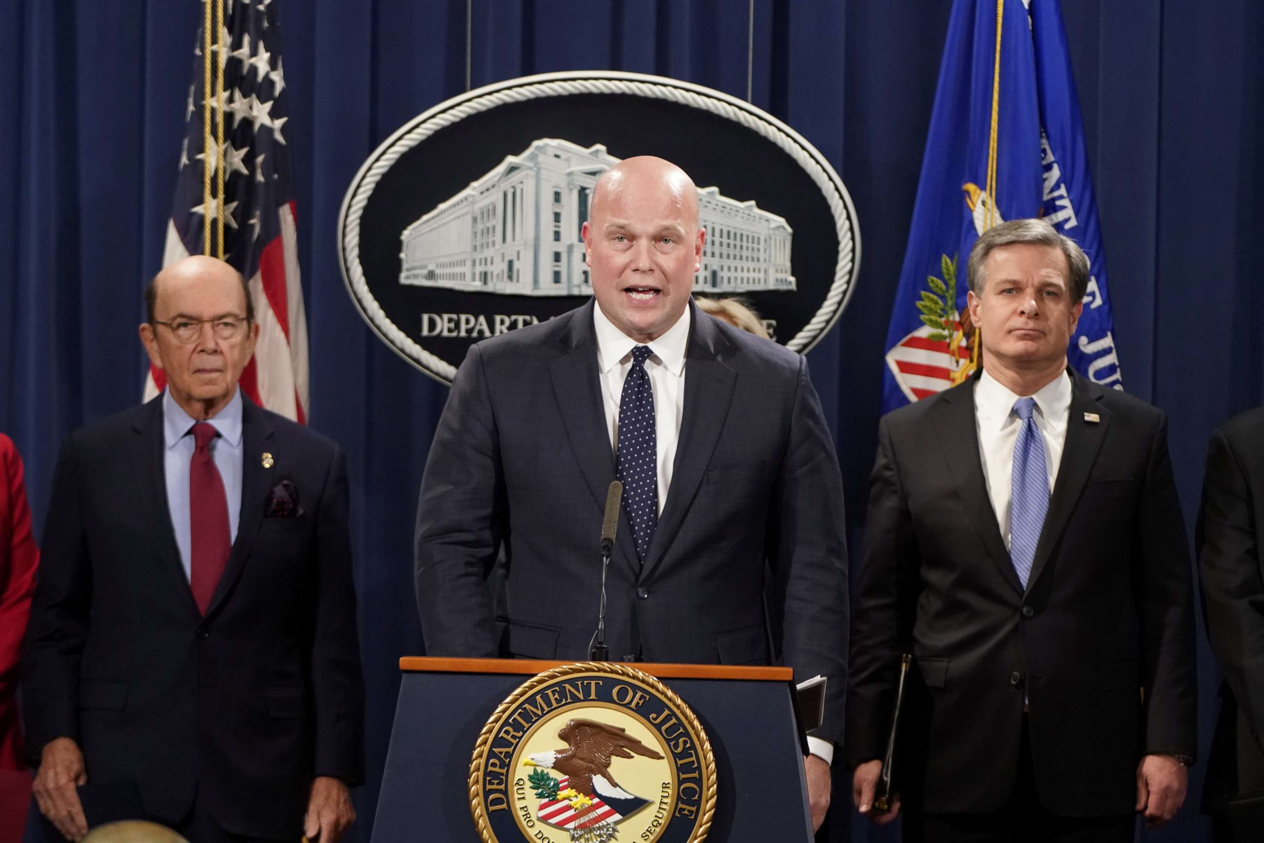 Acting Attorney General Matt Whitaker says special counsel