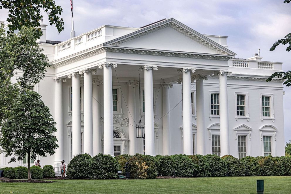 PHOTO: Exterior view of the Northern side of the White House in Washington D.C., May 8, 2023.