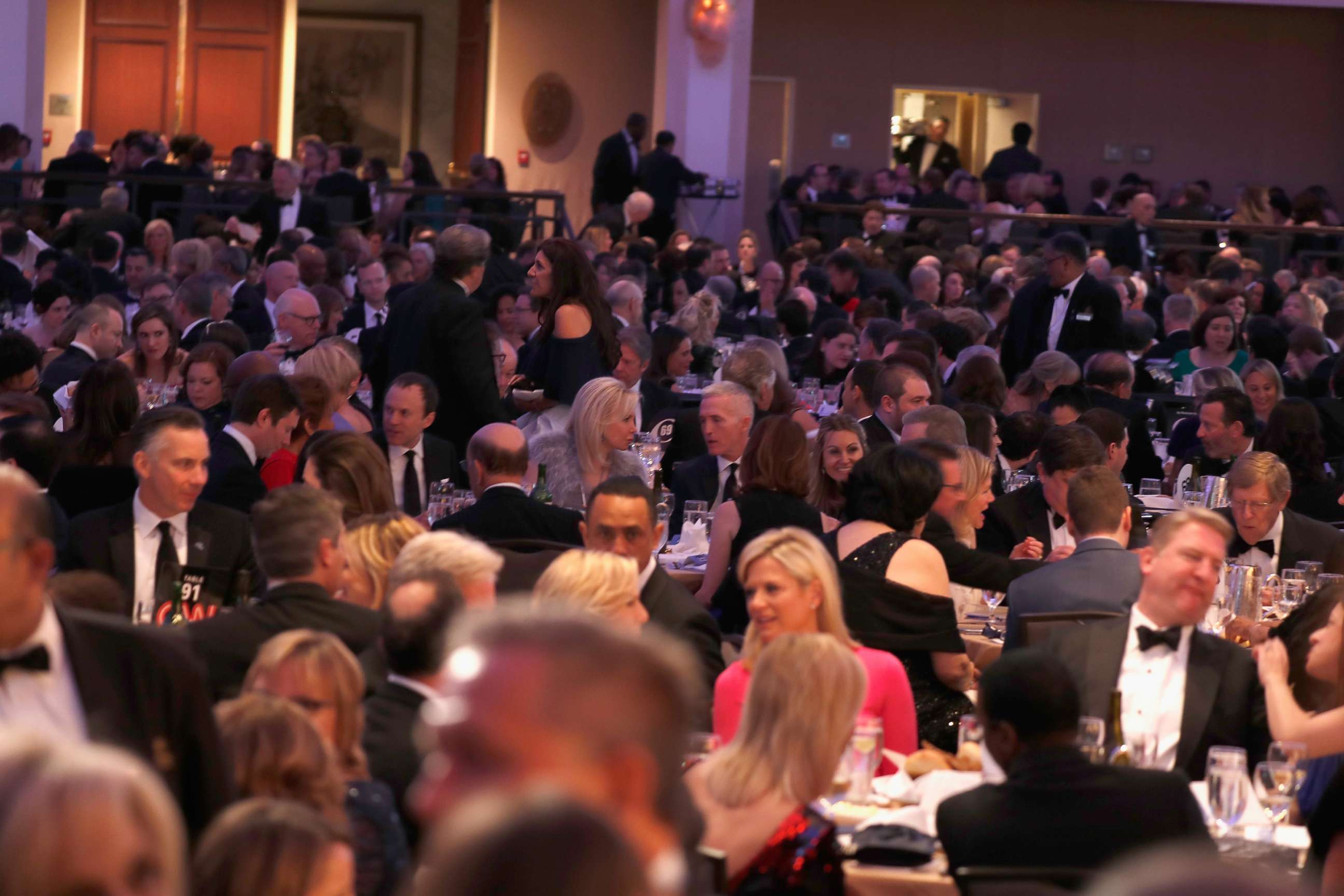 PHOTO: In this April 28, 2018, file photo, the audience is shown at the 2018 White House Correspondents' Dinner at the Washington Hilton in Washington, D.C. 
