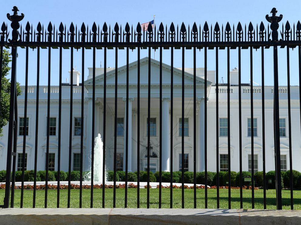 PHOTO: The fence surrounding the White House on Pennsylvania Avenue in Washington, DC, Friday, May 24, 2019.