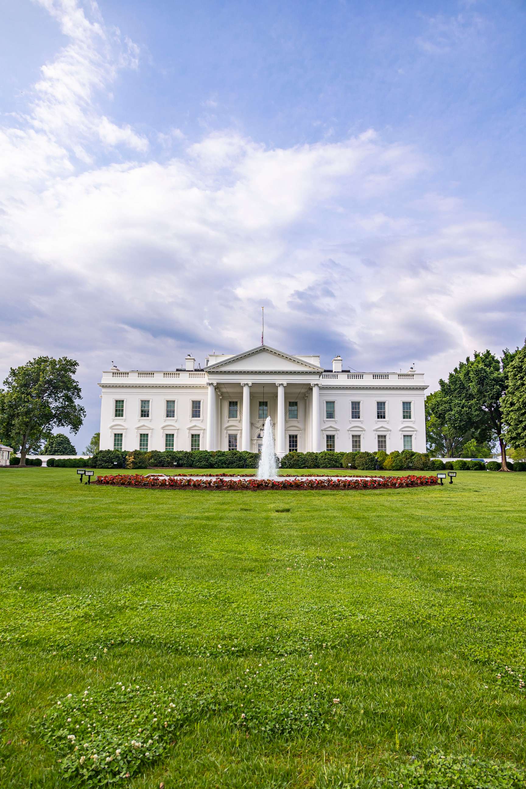 PHOTO: Exterior view of the northern side of the White House in Washington, May 8, 2023.