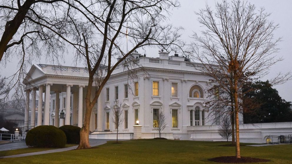PHOTO: The White House in Washington, on Jan. 21, 2017, the first full day of Donald Trump's presidency.