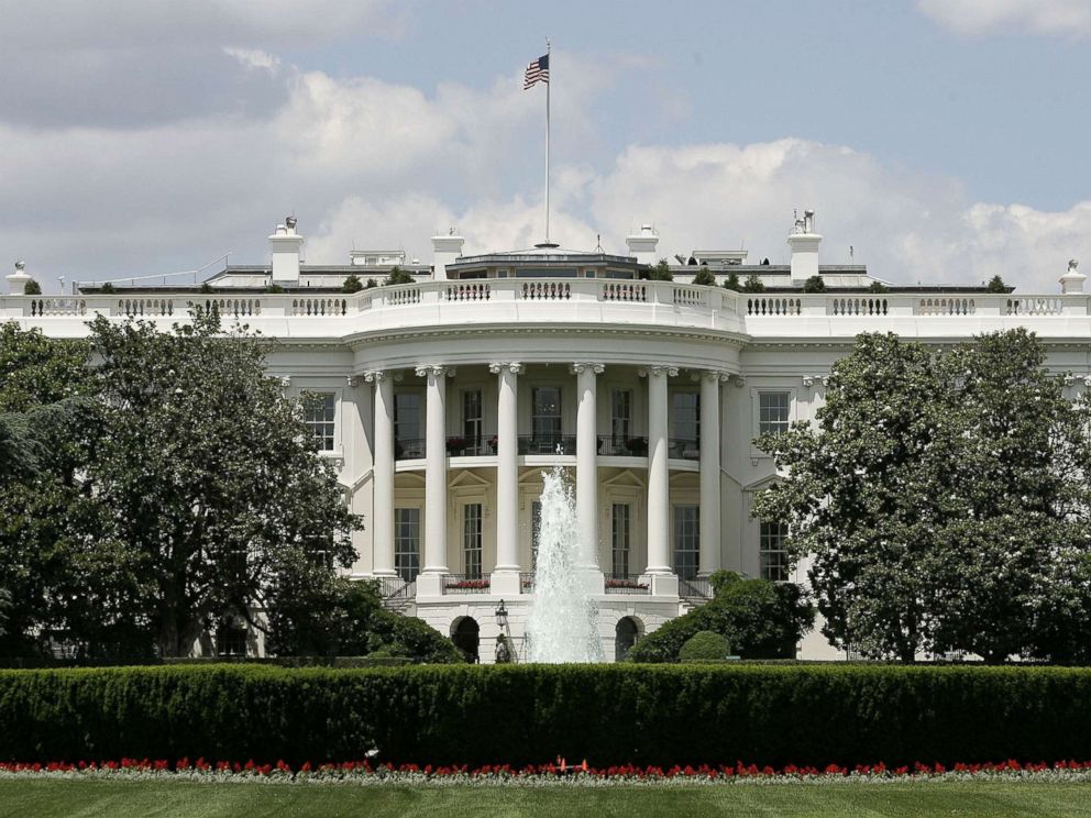PHOTO: The exterior view of the south side of the White House in Washington.