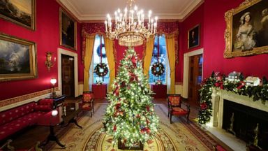Photos White House 2020 Christmas Decorations Revealed Abc News