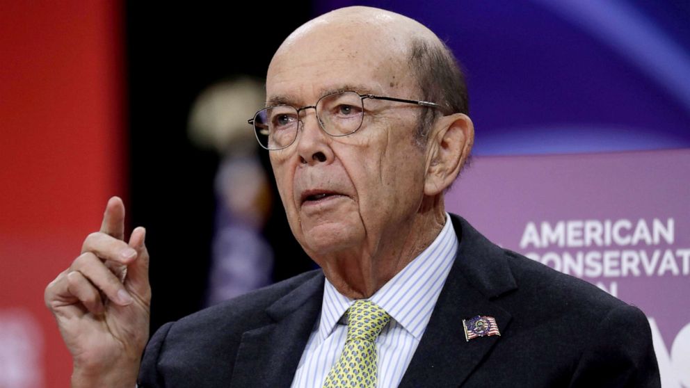 PHOTO: Commerce Secretary Wilbur Ross speaks at the Conservative Political Action Conference (CPAC) annual meeting at National Harbor near Washington, March 1, 2019.