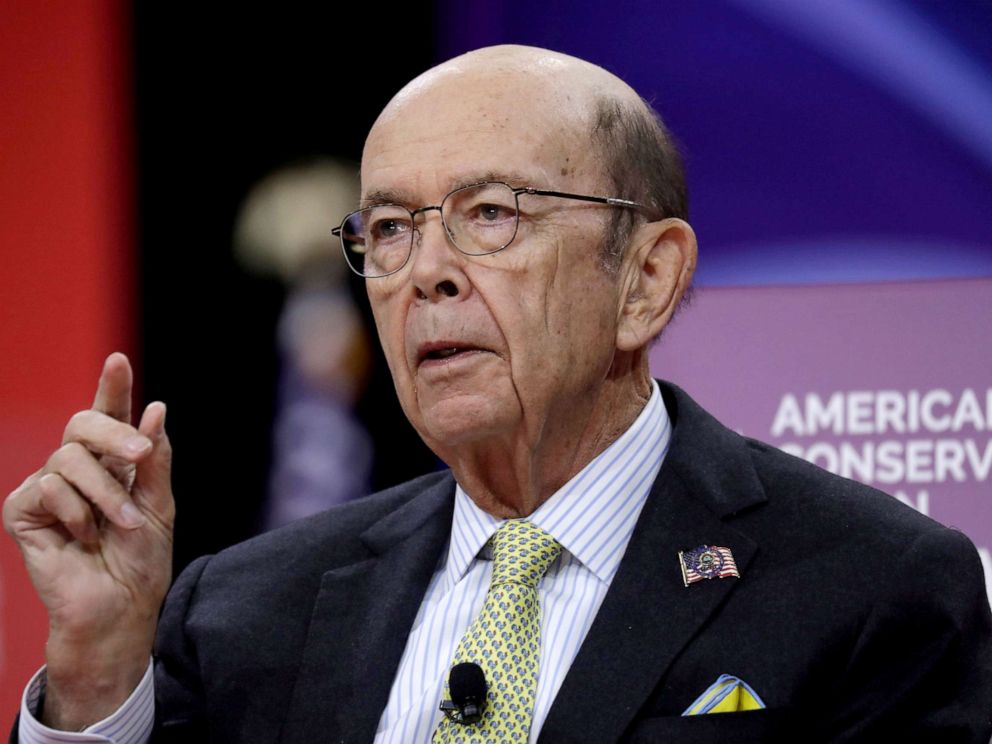 PHOTO: Commerce Secretary Wilbur Ross speaks at the Conservative Political Action Conference (CPAC) annual meeting at National Harbor near Washington, March 1, 2019.