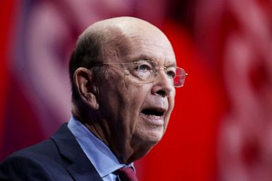 PHOTO: Secretary of Commerce Wilbur Ross speaks at an event in National Harbor, Md., June 22, 2018.