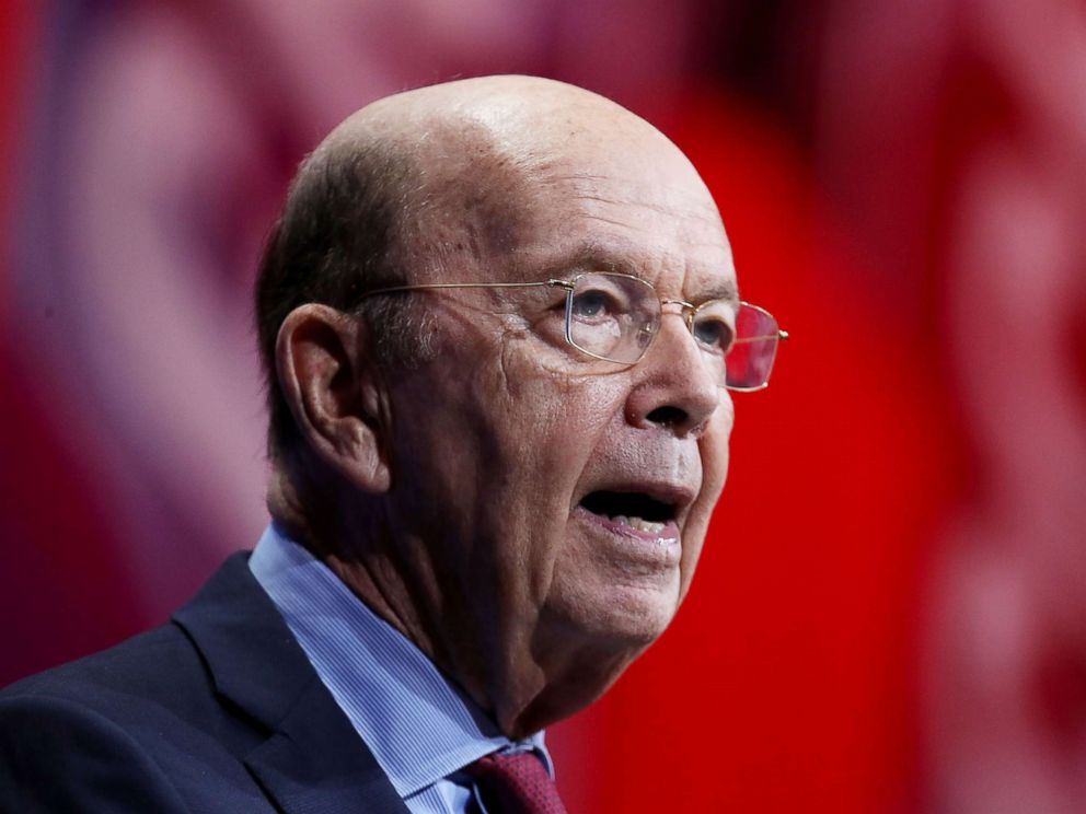 Wilbur Ross speaks at an event in National Harbor Md