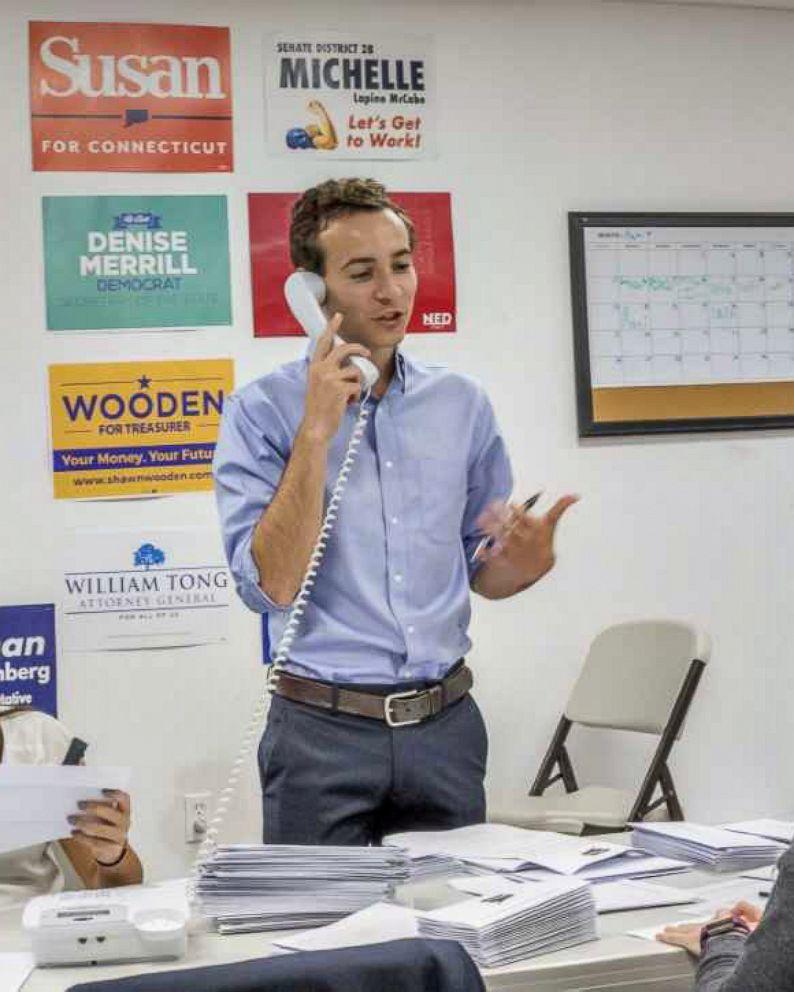 PHOTO: Will Haskell, 22, is the youngest candidate to be endorsed by former President Obama. He is running against Republican incumbent Toni Boucher in Connecticut's 26th district. 