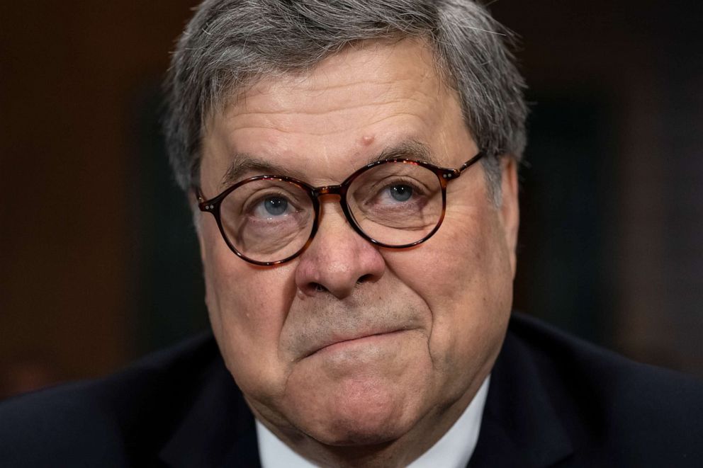 PHOTO: Attorney General William Barr appears before the Senate Judiciary Committee on Capitol Hill in Washington, May 1, 2019.