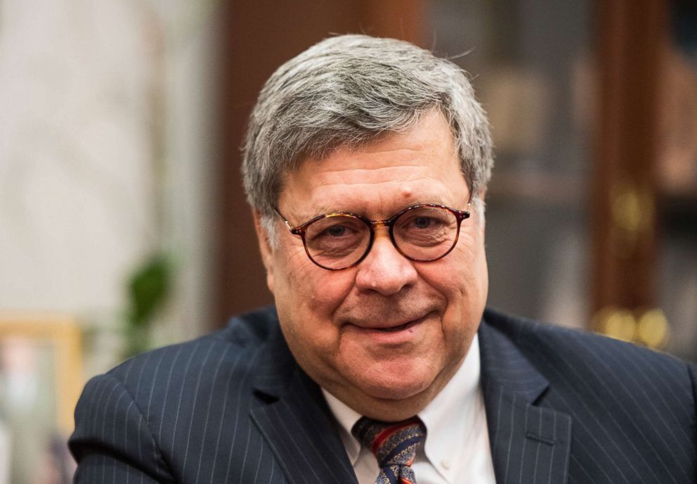 PHOTO: William Barr, nominee to be Attorney General, meets with Senate Judiciary chairman Sen. Chuck Grassley, R-Iowa, Jan. 9, 2018.