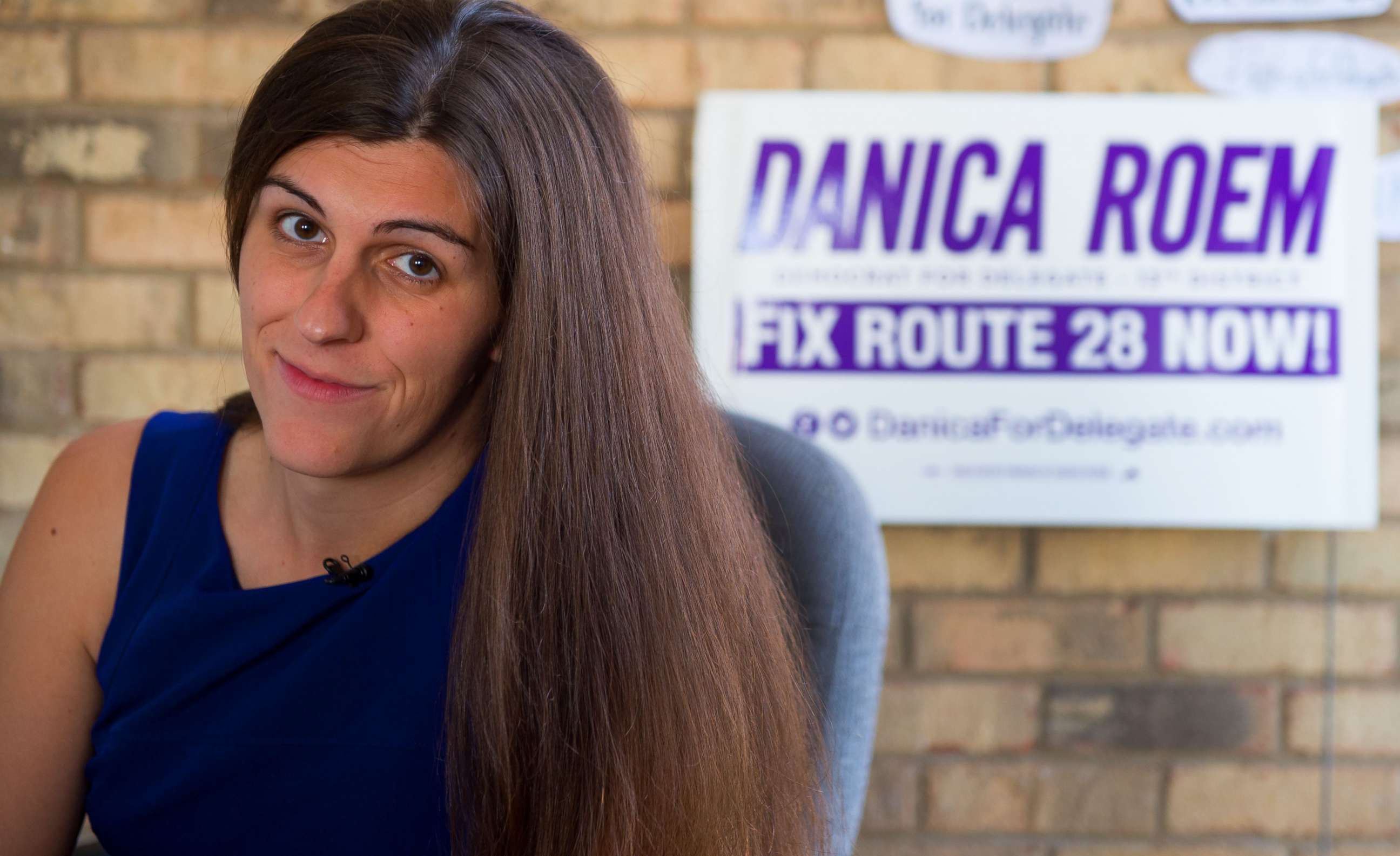 PHOTO:Danica Roem, shown in this file photo on Sept. 22, 2017,is a 33-year-old Democrat who won her race and will become the nation's first openly transgender elected official.  