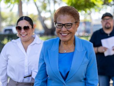 In struggling LA, Mayor Karen Bass fights for 2nd term against democratic socialist-backed Raman