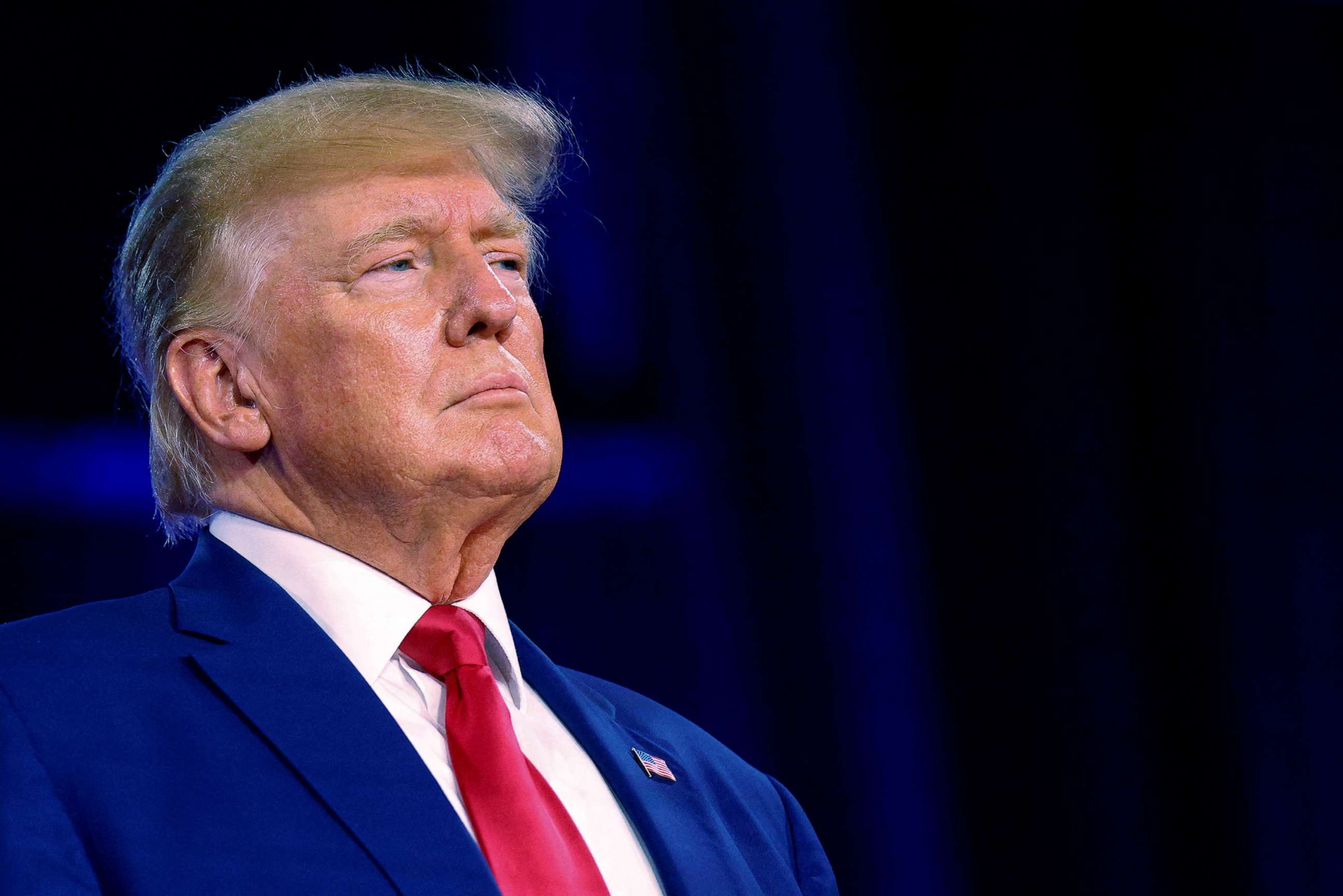 PHOTO: Former President Donald Trump takes the stage at the Conservative Political Action Conference in Dallas, Aug. 6, 2022. 