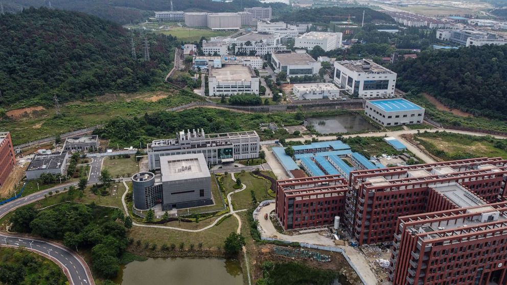 PHOTO: This aerial view shows the P4 laboratory on the campus of the Wuhan Institute of Virology in Wuhan, May 27, 2020, in China's central Hubei province.