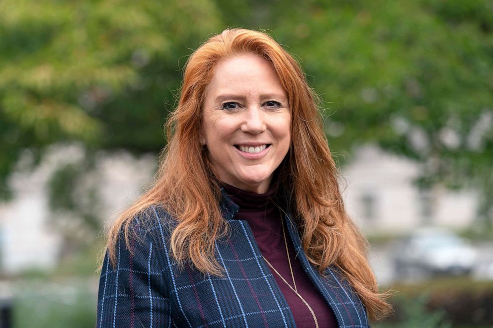 PHOTO: Kim Wyman, Washington state's Secretary of State, poses for a photo on Sept. 15, 2020, in Olympia, Wash. 