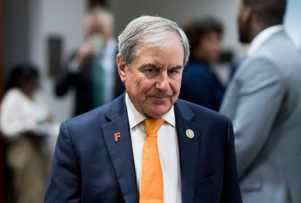 PHOTO: Rep. John Yarmuth leaves the House Democrats' caucus meeting in the Capitol, June 26, 2018, in Washington, D.C.