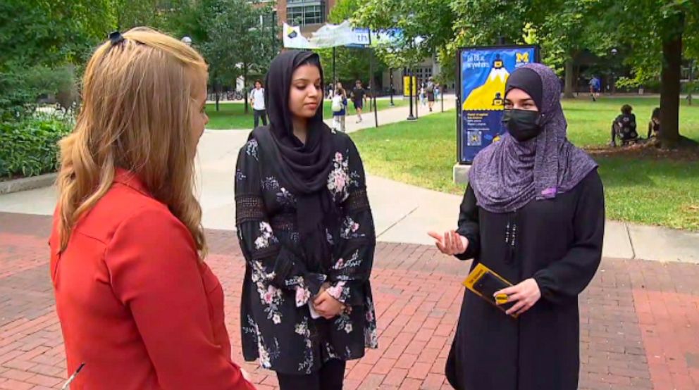 PHOTO: Zaynab Alsalman, a senior at the University of Michigan, says the government should not have the power to decide whether someone should have access to an abortion.