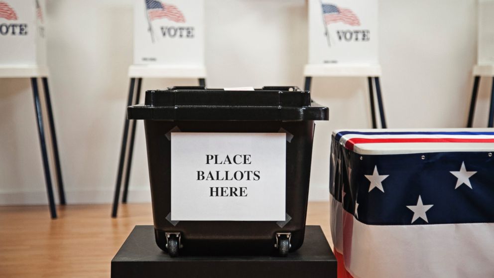 A ballot box is pictured in this undated stock photo.