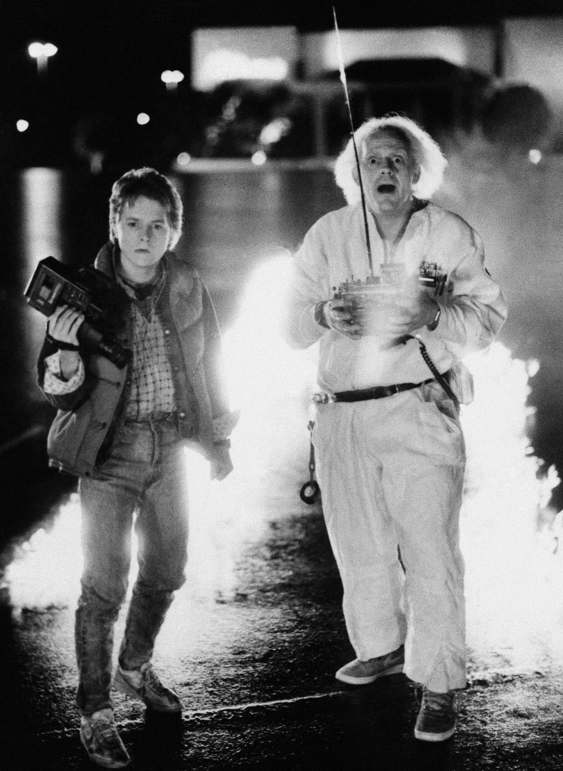 PHOTO: Michael J. Fox and Christopher Lloyd are pictured in a scene from "Back to the Future."